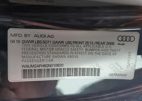 WAUM2AFH8GN010820